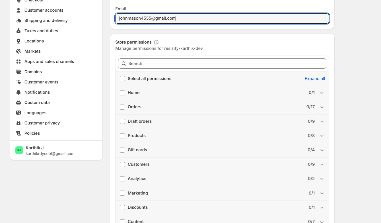 Configure Permissions