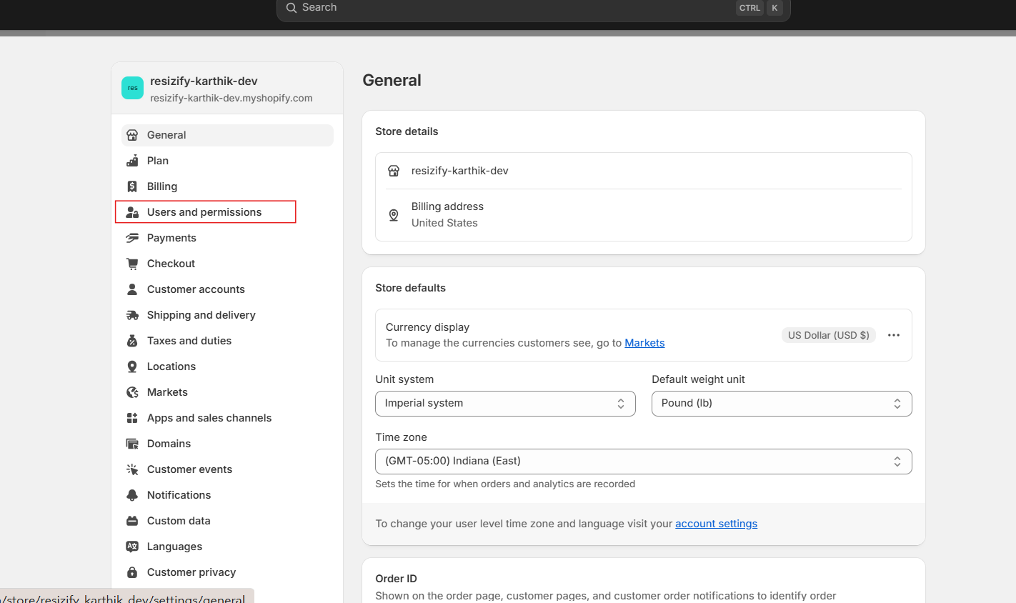 Users and Permissions