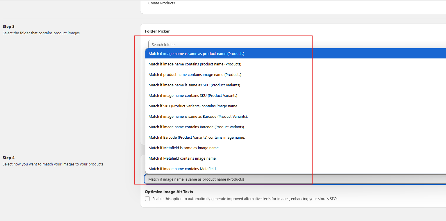 Matching Types Step 3